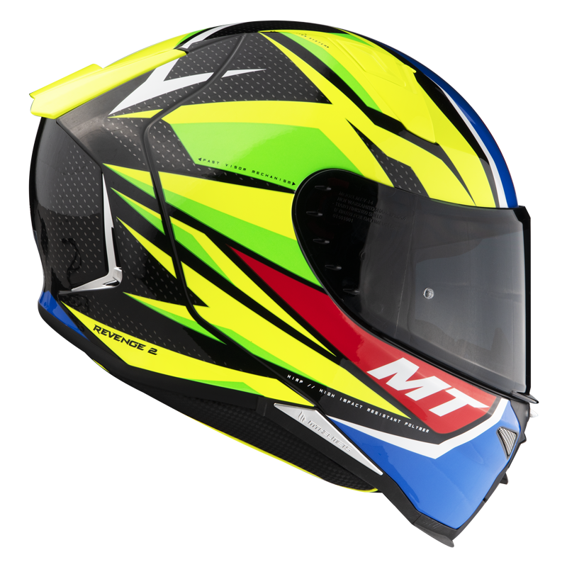 MT Revenge 2 Brush Yellow Helmet  Motorcycle Helmets in India –  LazyAssBikers